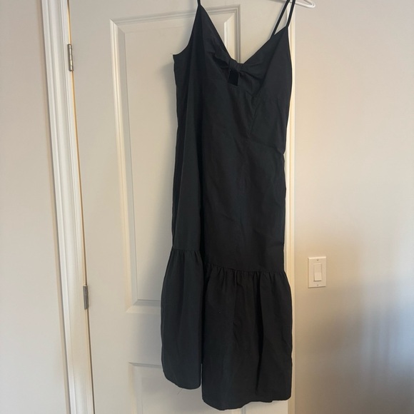 Rails Black Midi Dress with Bow Detail - Picture 9 of 16